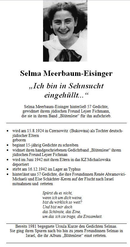 Selma Meerbaum-Eisinger